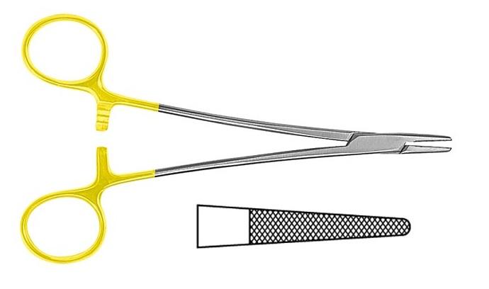 TC CRILE-WOOD Голкотримач; прямий; із зубчиками; 18,0см. Tontarra Medizintechnik GmbH